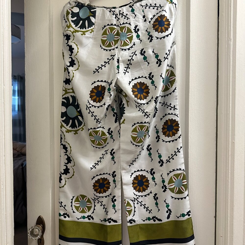 MANGO Printed Wide-Leg Pants – Size Small - Picture 5 of 14